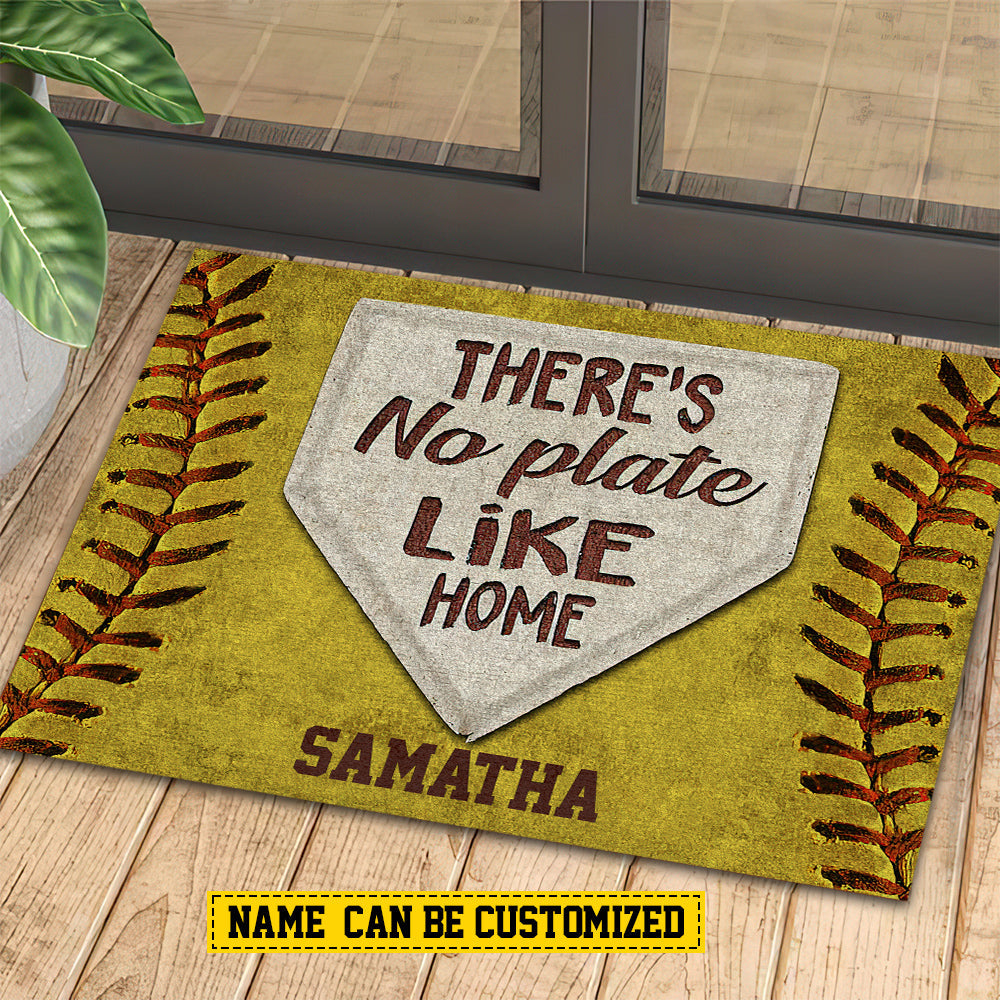 Baseball Doormat, Baseball Mat, Baseball Rug, Perfect Gift For Baseball Players, Home Decor