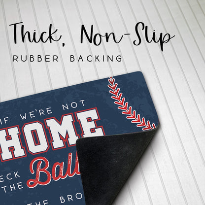 Baseball Home Welcome Mat | Personalized Ballfield Doormat