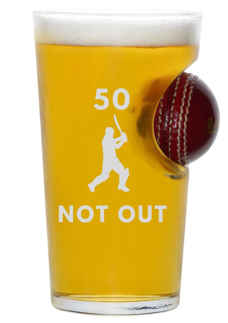 Cricket Gift for Men | 20oz Pint Glass Unique Baseball Birthday Gift