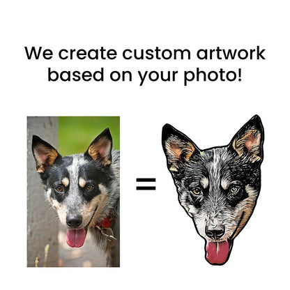 CUSTOM HOODED BLANKET | Your Pet's Photo! Custom Pet Blanket For Pet Lovers