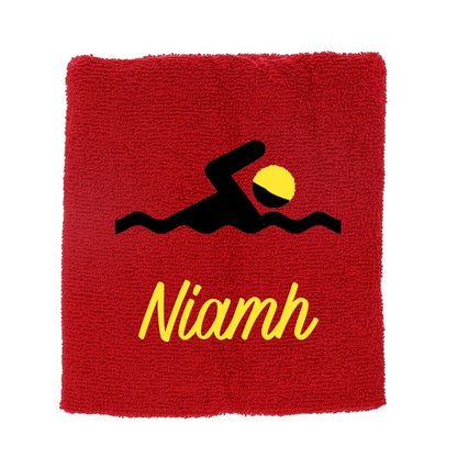 Personalized Embroidered Swimming Towel | Fitness Gift