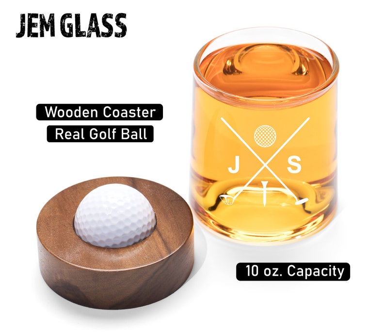 Golf Ball Coaster Glasses