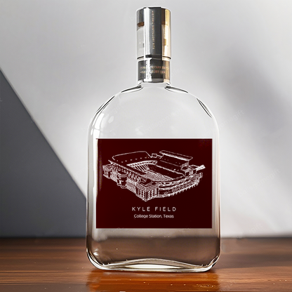 Kyle Field - Texas A&M Aggies Whiskey Bottles