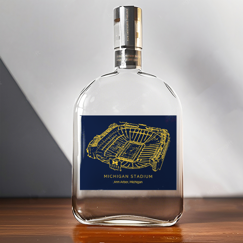 Michigan Stadium - Michigan Wolverines Whiskey Bottles