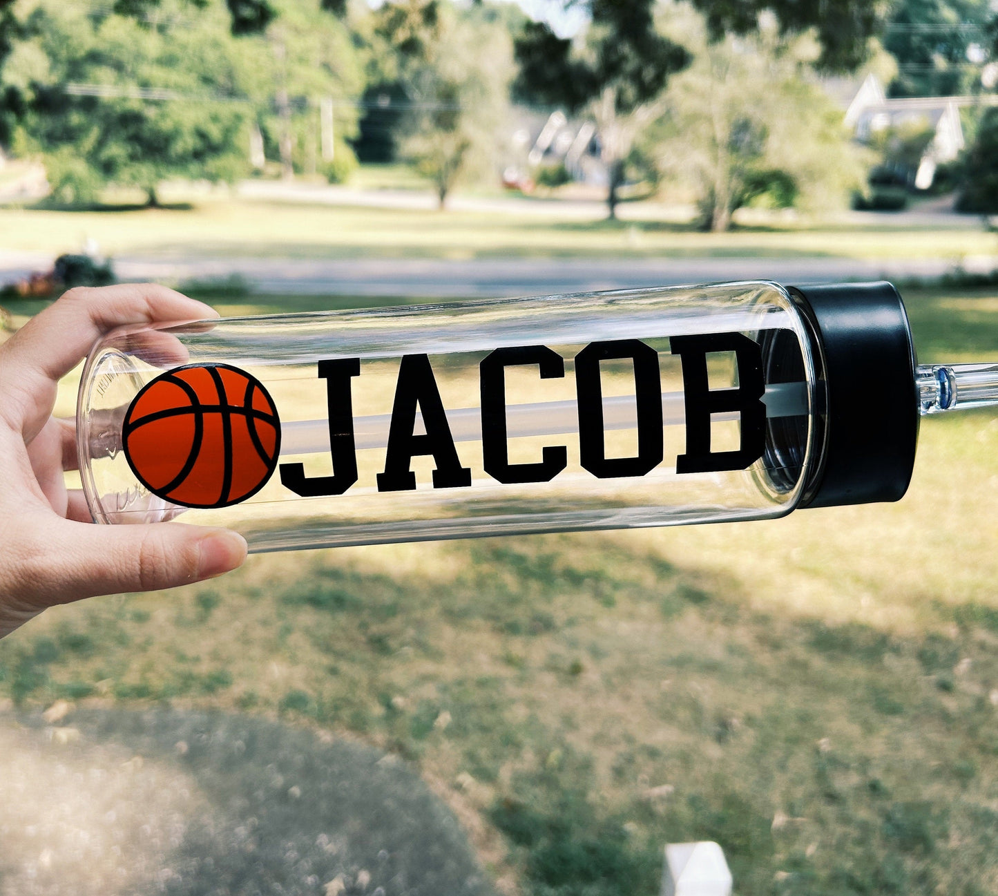 PERSONALIZED BASEBALL WATER BOTTLE, BASEBALL GIFTS