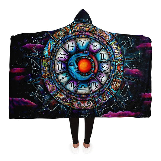 Zodiac Hooded Blanket