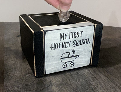 Hockey Bank,Broken Stick Fund Bank,Hockey Birthday Gift