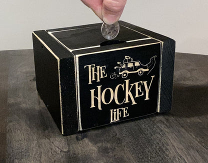 Hockey Bank,Broken Stick Fund Bank,Hockey Birthday Gift