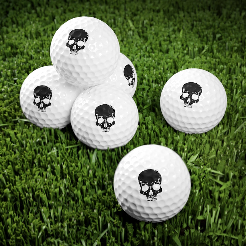 Skull Golf Balls, 6pcs