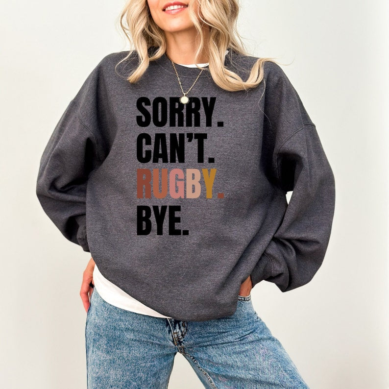 Funny Rugby Sweatshirt | Rugby Player Mom Shirt | Rugby Gift