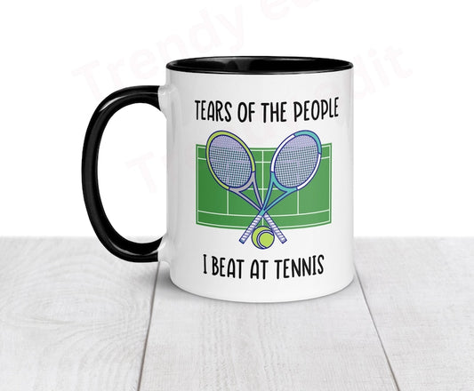 Tennis Mug, Gift for Tennis Player, Tennis Present