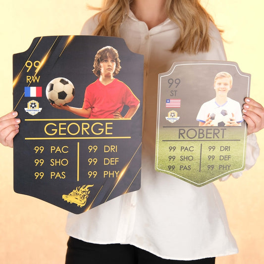 Personalized Football Card Gift, Custom Football Board, Custom TOTY - FIFA Card Ultimate Team Card