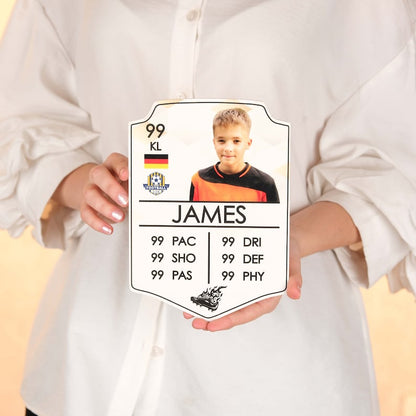 Personalized Football Card Gift, Custom Football Board, Custom TOTY - FIFA Card Ultimate Team Card