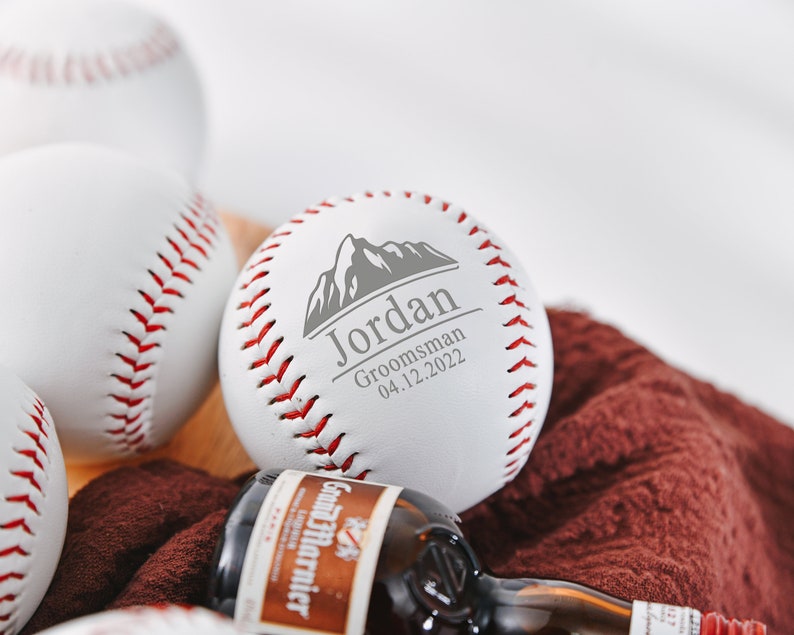 Personalized Baseballs, Team Balls,Personalized groomsmen gifts