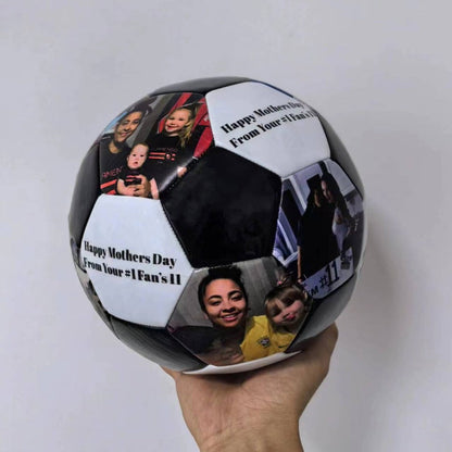 Personalized Custom Soccer Ball, Photo Ball, Gift For Family