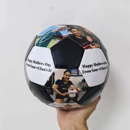 Personalized Custom Soccer Ball, Photo Ball, Gift For Family