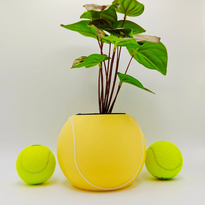 Planter Padel Tennis Ball Style Indoor Decoration