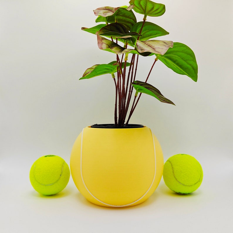 Planter Padel Tennis Ball Style Indoor Decoration