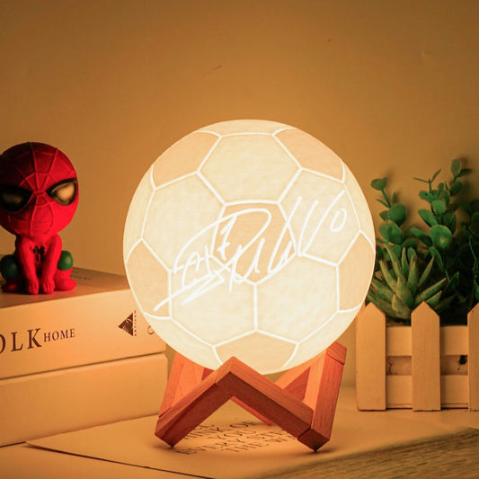 Personalized Soccer Fan Graduation Gifts Soccer Night Light Lamp