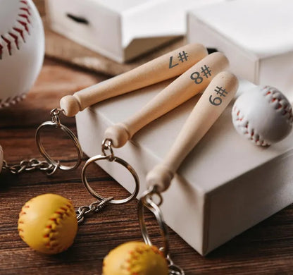 Personalized Baseball Keychains Gifts,Team Player Gifts,Unique Backpack Keychains