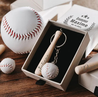 Personalized Baseball Keychains Gifts,Team Player Gifts,Unique Backpack Keychains