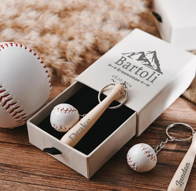 Personalized Baseball Keychains Gifts,Team Player Gifts,Unique Backpack Keychains