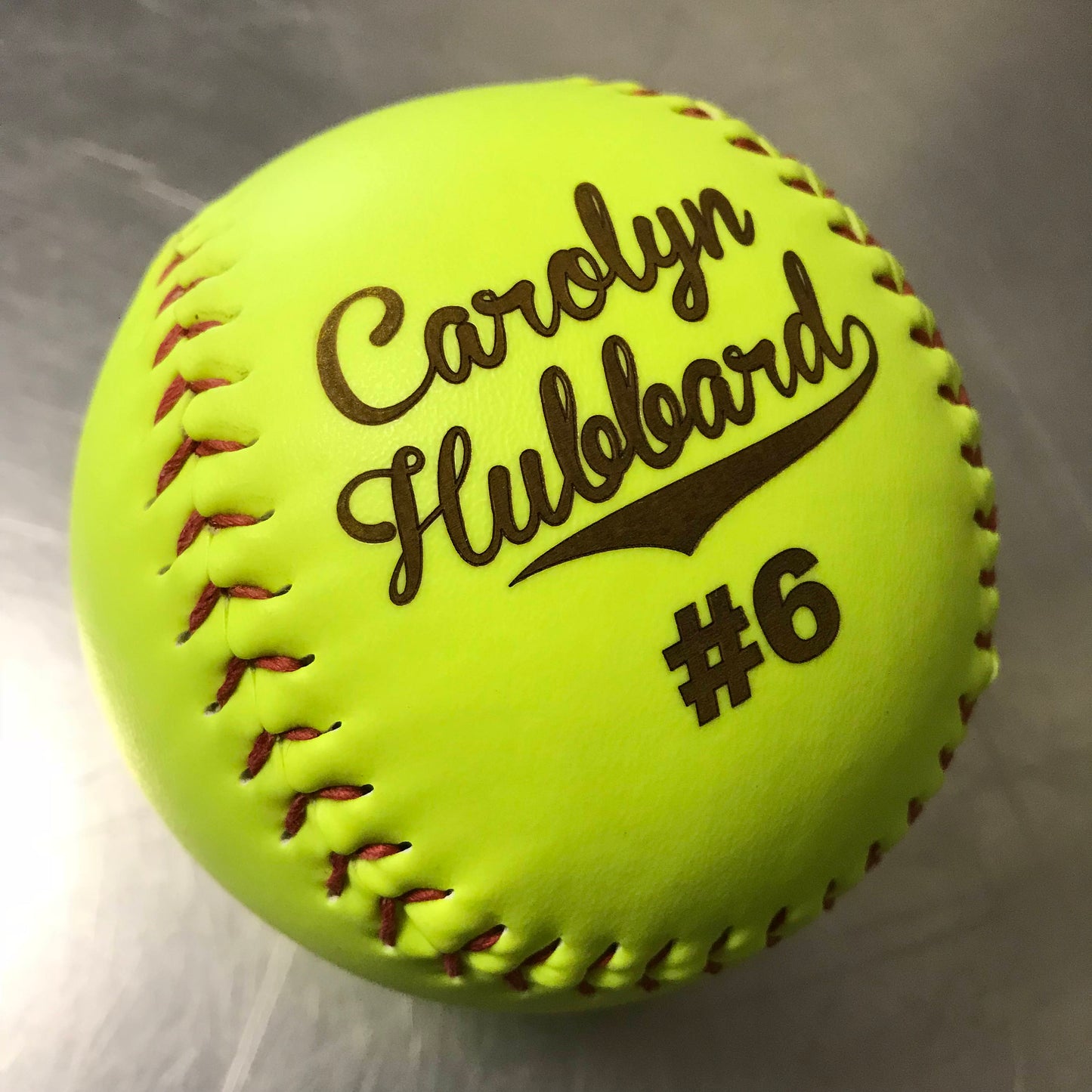 Personalized Softball, Team Awards, Coaches Gift, Birth Announcement, Softball Gift, Girls Softball