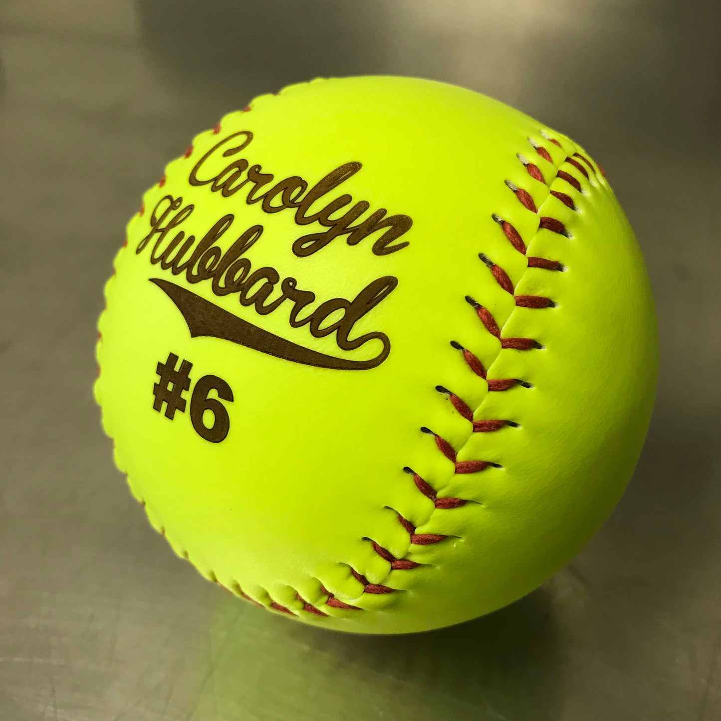 Personalized Softball, Team Awards, Coaches Gift, Birth Announcement, Softball Gift, Girls Softball