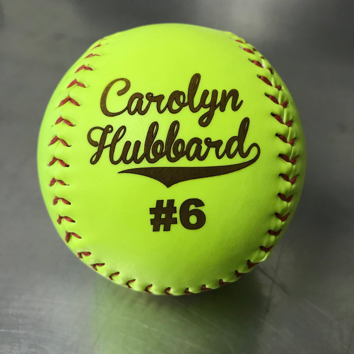 Personalized Softball, Team Awards, Coaches Gift, Birth Announcement, Softball Gift, Girls Softball