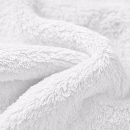 Hooded Sherpa Fleece Blanket: Baseballs