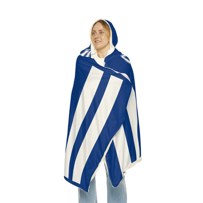 Football Jersey Hooded Blanket,Custom Football Team Wearable Blanket,For girlfriend,University Team Blanket, School Sports team Blanket