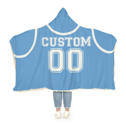 Basketball Jersey Custom Hooded Blanket,Custom Basketball Team Wearable Blanket,University Team Blanket, School Sports team Blanket, for her