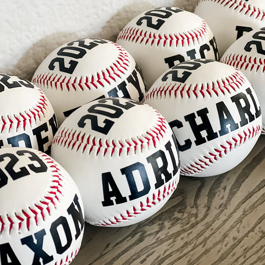 Custom Baseball with name and year - baseball gift