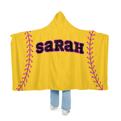 Custom Baseball Gift Custom Name Baseball Snuggle Blanket Christmas Gift for Baseball Fan Baseball Kids Gifts