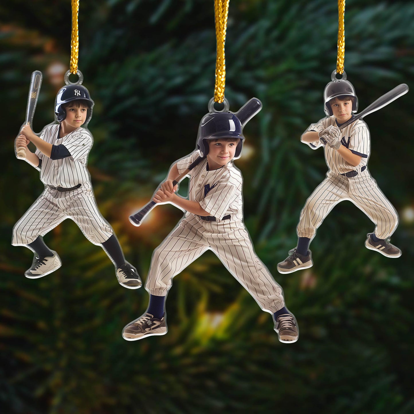 Personalized Baseball Boy Ornament